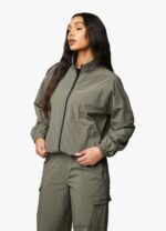 Gym King Utility Woven Tracksuit Olive Women Clothing J2PFB565 - Image 18