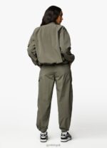 Gym King Utility Woven Tracksuit Olive Women Clothing J2PFB565 - Image 6