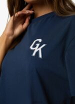 Gym King Varsity Boyfriend Tee Oxford Blue Women Clothing J2PFB387 - Image 4