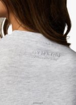 Gym King Varsity Boyfriend Tee Snow Marl Women Clothing J2PFB380 - Image 6