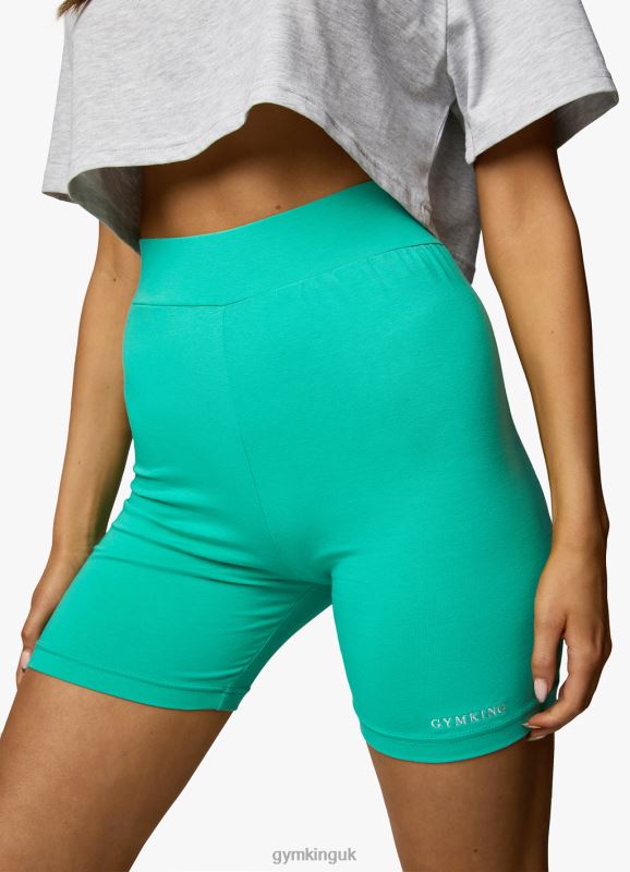 Gym King Varsity Cycle Short Jade Green Women Clothing J2PFB386 - Image 4