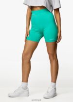 Gym King Varsity Cycle Short Jade Green Women Clothing J2PFB386 - Image 5
