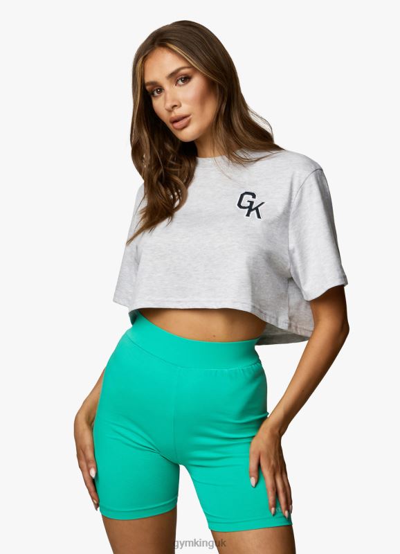 Gym King Varsity Cycle Short Jade Green Women Clothing J2PFB386 - Image 7