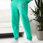 Gym King Varsity Jogger Jade Green Women Clothing J2PFB596