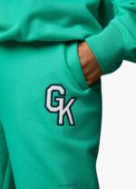 Gym King Varsity Jogger Jade Green Women Clothing J2PFB596 - Image 4