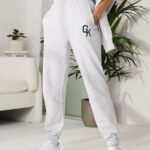 Gym King Varsity Jogger Snow Marl Women Clothing J2PFB388