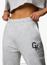 Gym King Varsity Jogger Snow Marl Women Clothing J2PFB388 - Image 3