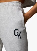 Gym King Varsity Jogger Snow Marl Women Clothing J2PFB388 - Image 8