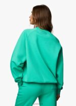 Gym King Varsity Oversized Crew Jade Green Women Clothing J2PFB383 - Image 4