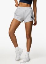 Gym King Varsity Short Snow Marl Women Clothing J2PFB374 - Image 3