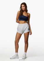 Gym King Varsity Short Snow Marl Women Clothing J2PFB374 - Image 9