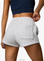Gym King Varsity Short Snow Marl Women Clothing J2PFB374 - Image 10