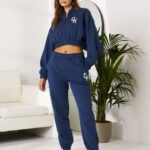 Gym King Varsity Tracksuit Oxford Blue Women Clothing J2PFB575