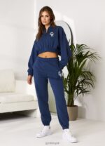 Gym King Varsity Tracksuit Oxford Blue Women Clothing J2PFB575
