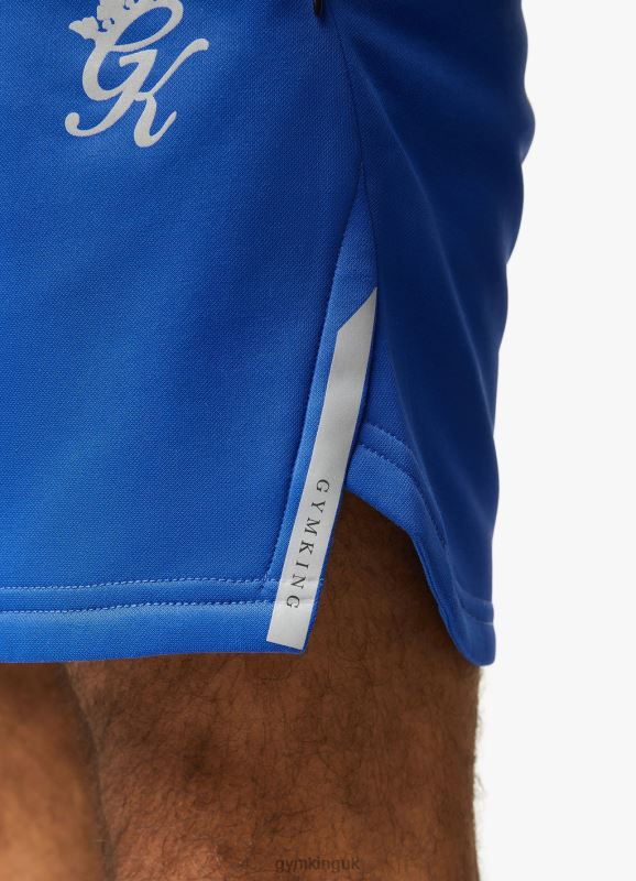Gym King Velocity Tech Short Electric Blue/Black Men Clothing J2PFB149 - Image 6