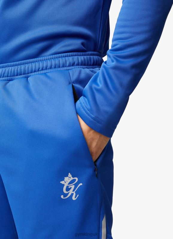 Gym King Velocity Tech Short Electric Blue/Black Men Clothing J2PFB149 - Image 8
