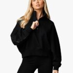 Gym King Vital Linear Arch Funnel Black Women Clothing J2PFB619