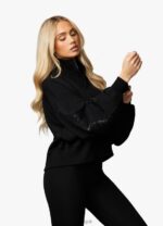 Gym King Vital Linear Arch Funnel Black Women Clothing J2PFB619 - Image 3