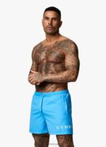 Gym King Wave Swim Short 5'' Malibu Blue Men Clothing J2PFB164 - Image 3