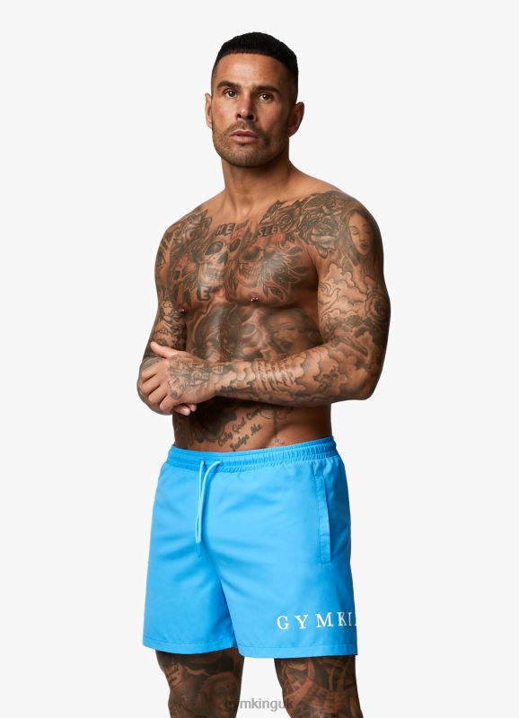Gym King Wave Swim Short 5'' Malibu Blue Men Clothing J2PFB164 - Image 3