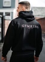 Gym King X Aspinall Limited Edition Established Hood Black Men Clothing J2PFB209 - Image 2