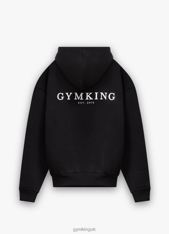 Gym King X Aspinall Limited Edition Established Hood Black Men Clothing J2PFB209 - Image 4