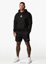 Gym King X Aspinall Limited Edition Established Hood Black Men Clothing J2PFB209 - Image 7
