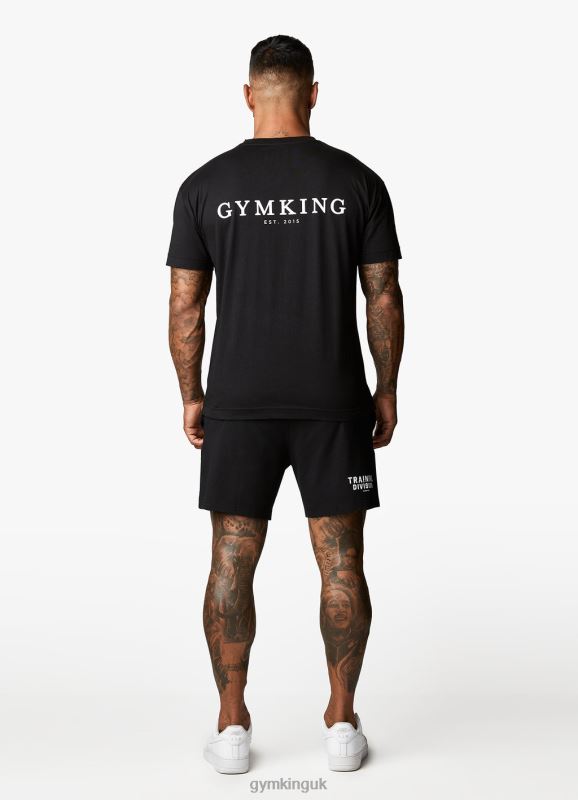 Gym King X Aspinall Limited Edition Established Tee Black Men Clothing J2PFB42 - Image 12