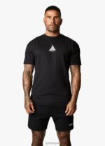 Gym King X Aspinall Limited Edition Established Tee Black Men Clothing J2PFB42 - Image 8