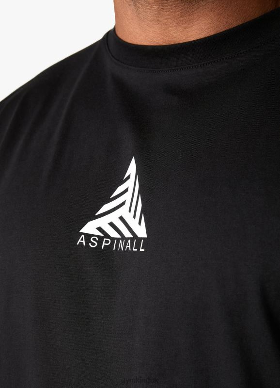 Gym King X Aspinall Limited Edition Established Tee Black Men Clothing J2PFB42 - Image 10